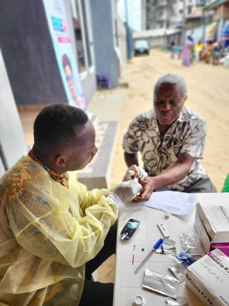 Clinical consultation and diagnostic testing for a senior citizen
