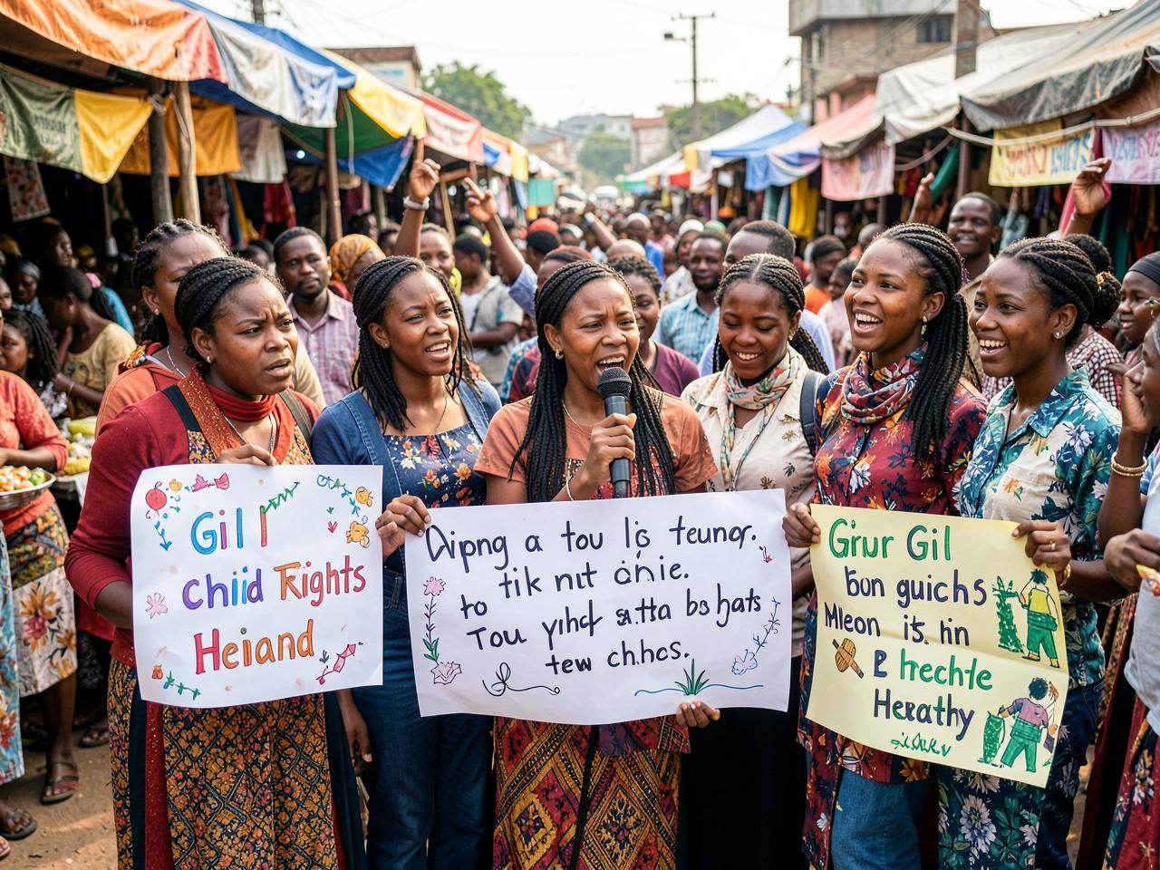 Community town hall on girl-child protection draws 300 residents